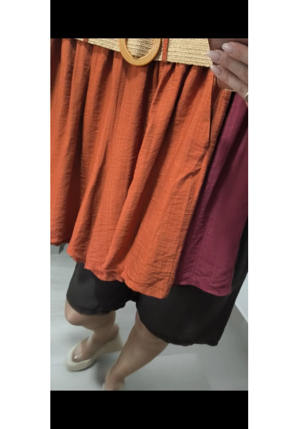 Pantalón corto cinturón 