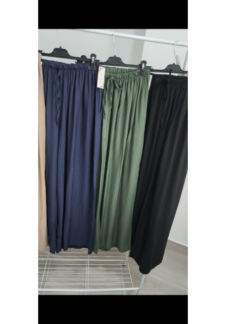 Pantalón pata ancha bambula