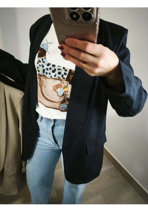 Blazer manga larga 