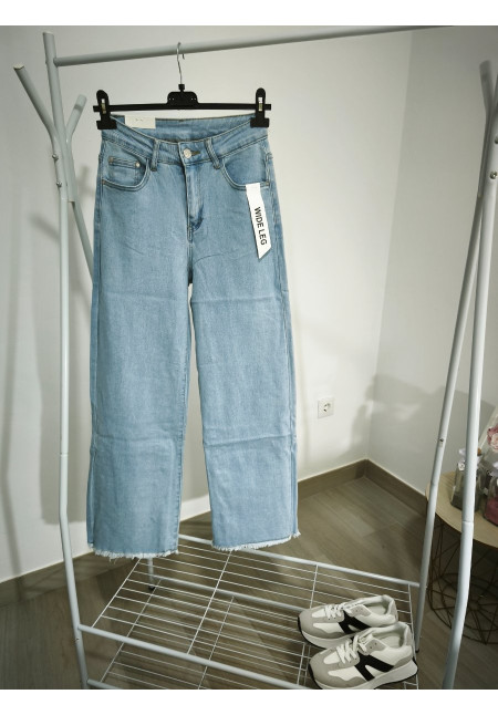 Vaquero azul medio wide leg 