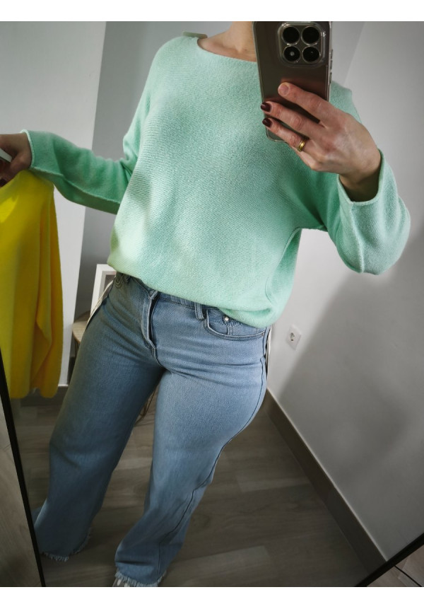 Jersey punto cuello redondo 