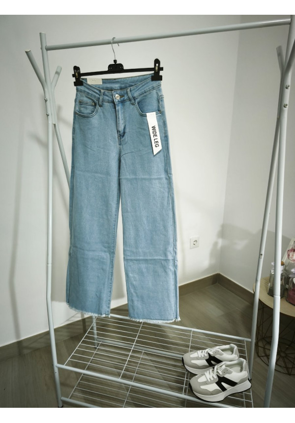 Vaquero azul medio wide leg 