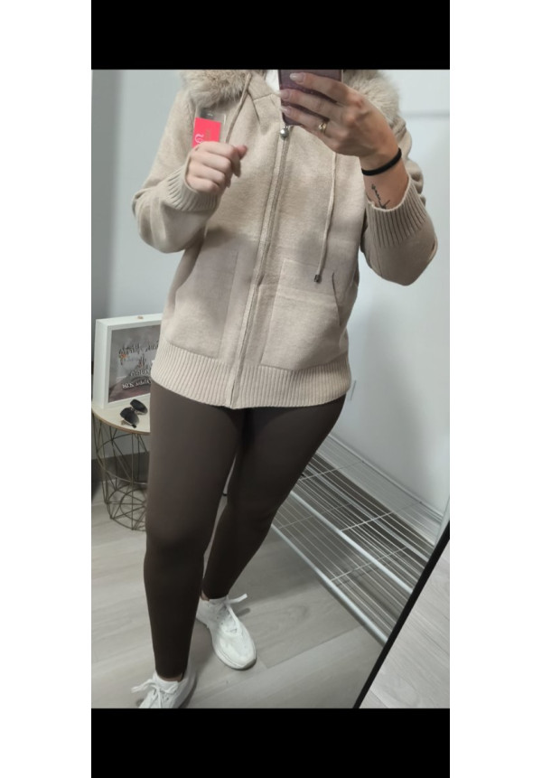 Jersey cremallera pelito 