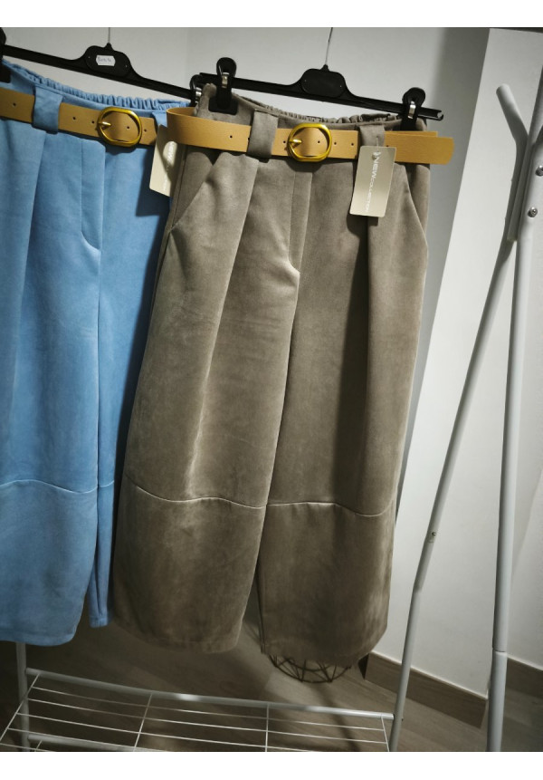 Pantalón baloon tobillero antelina