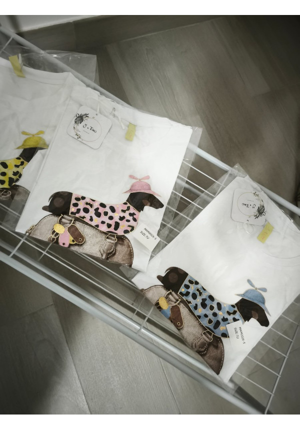 Camiseta perrito bolso