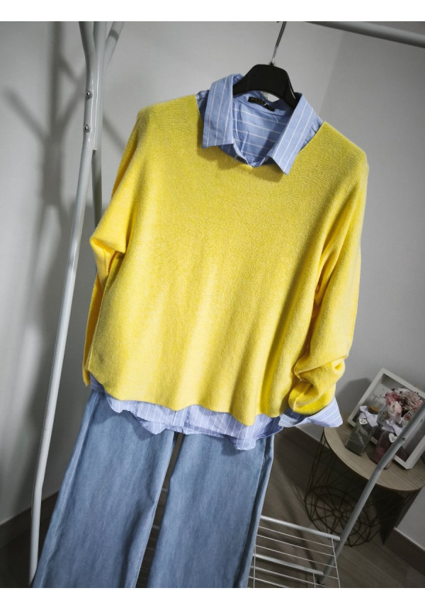 Jersey punto cuello redondo 