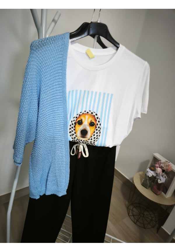 Camisetas perrito rayas