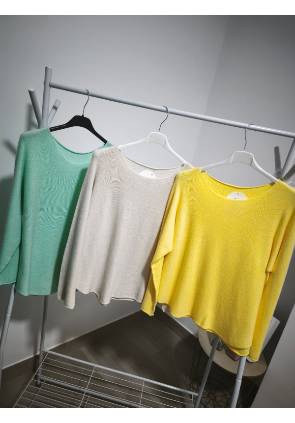 Jersey punto cuello redondo 