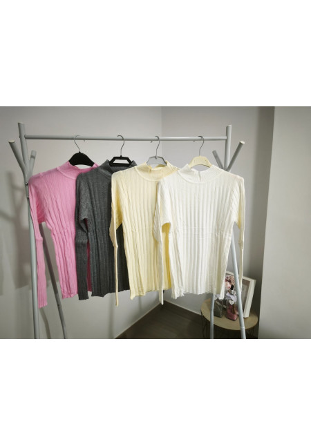 Jersey básico canalé