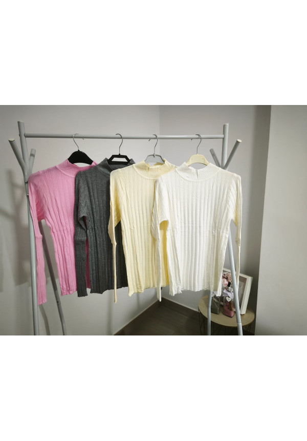 Jersey básico canalé