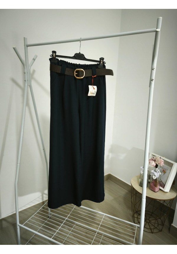 Pantalón fluido marino