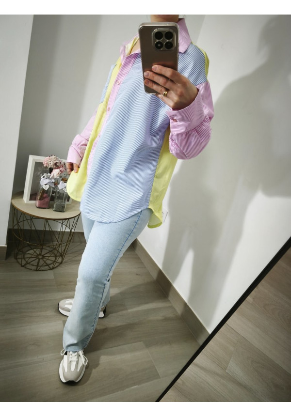 Maxi camisa colores pequeña