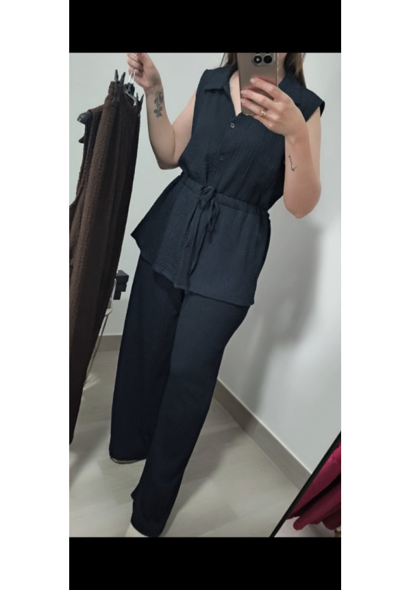 Conjunto textura amplio 