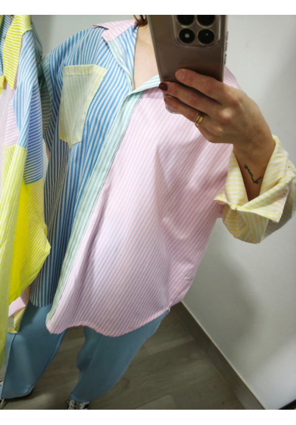 Maxi camisa talla grande 