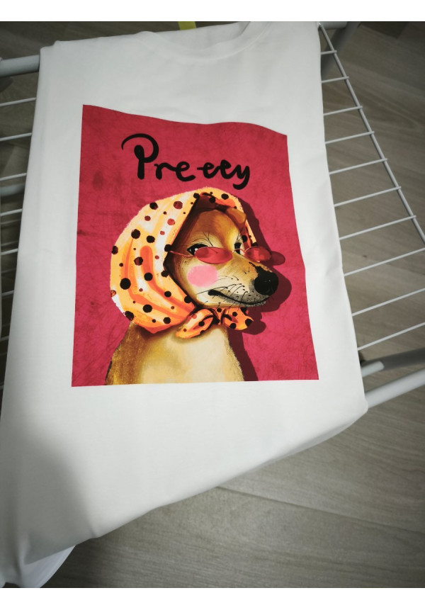 Camiseta perro gafas 