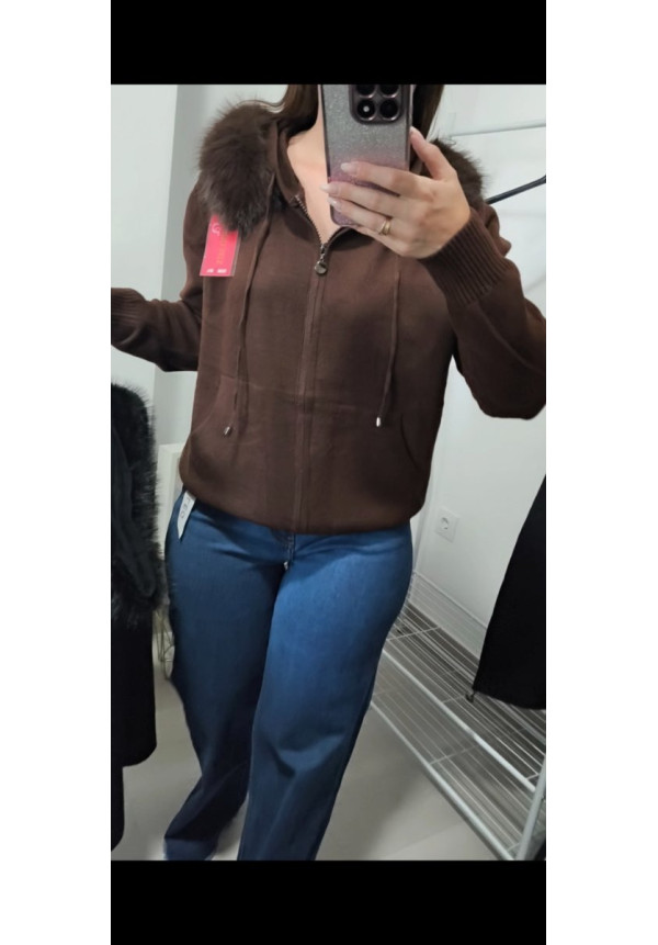 Jersey cremallera pelito 