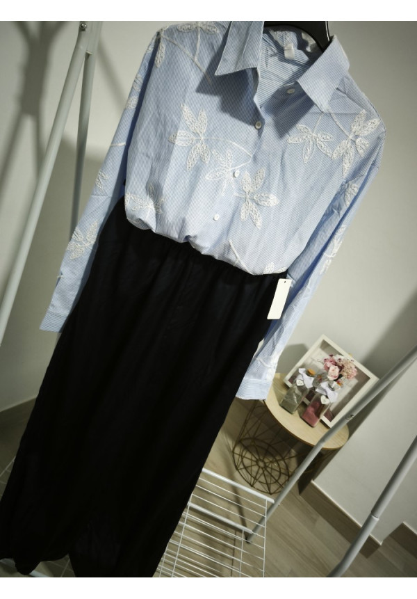 Camisa bordada rayas