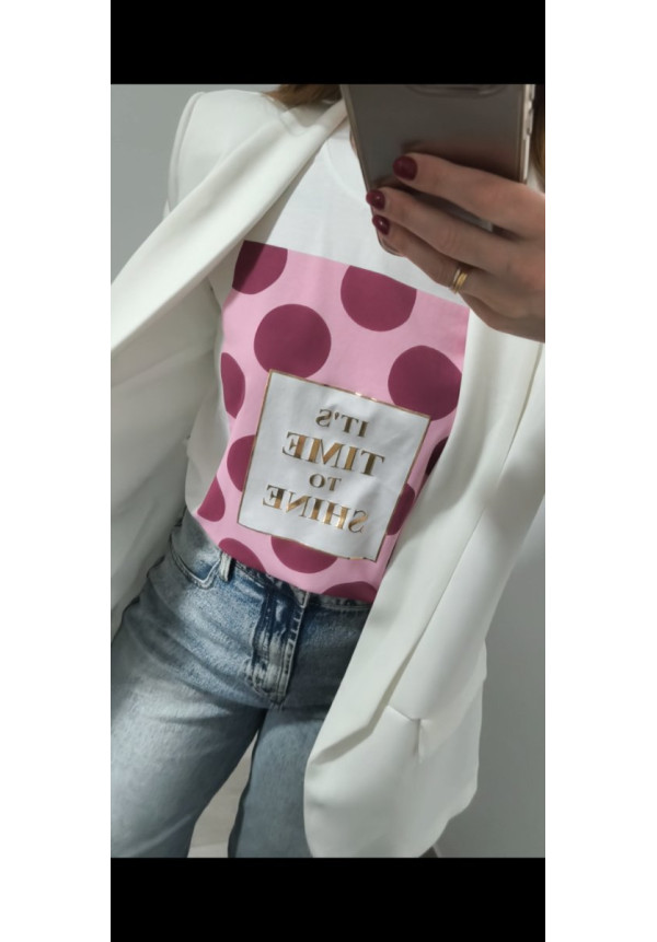 Camiseta lunares grandes