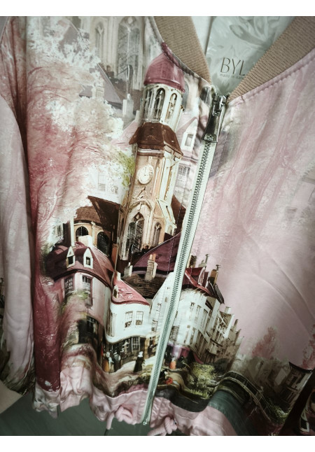 Bomber estampada 