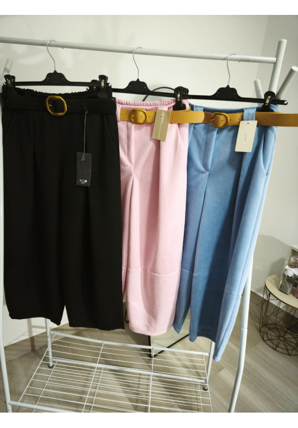 Pantalón globo tobillero antelina