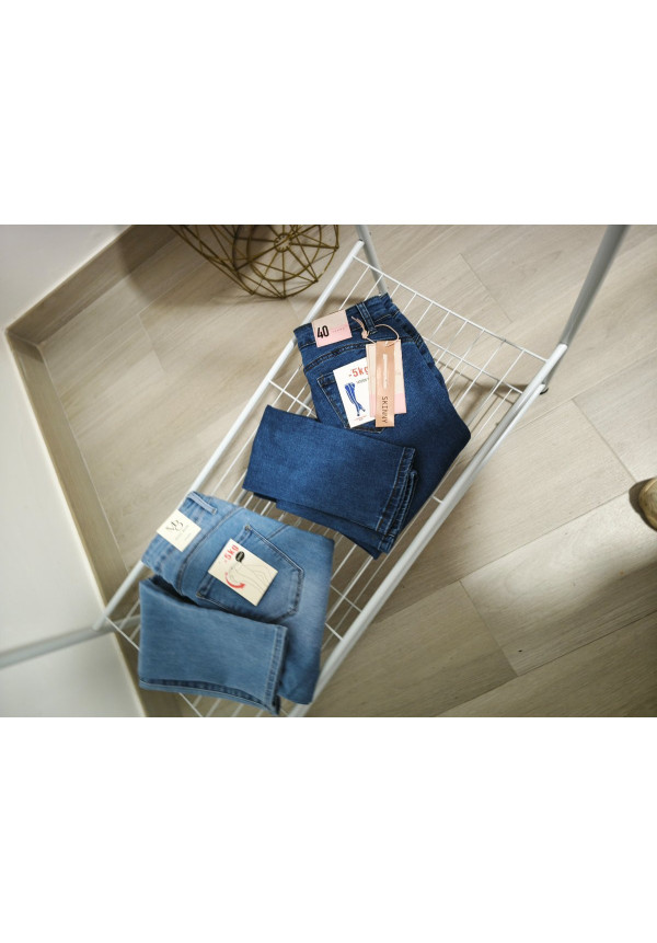 Vaquero skinny oscuro 