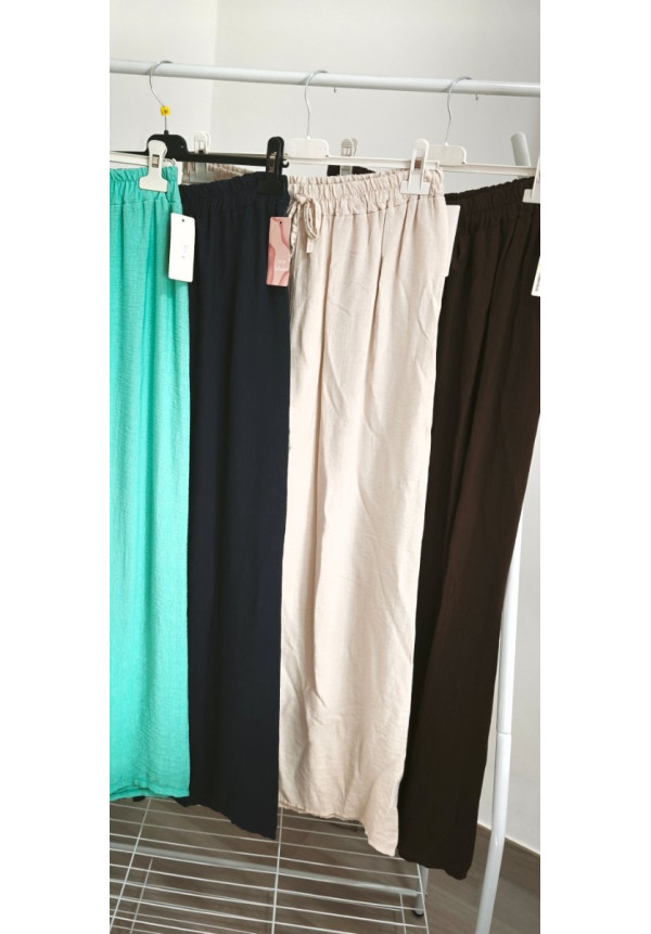 Pantalón efecto lino 