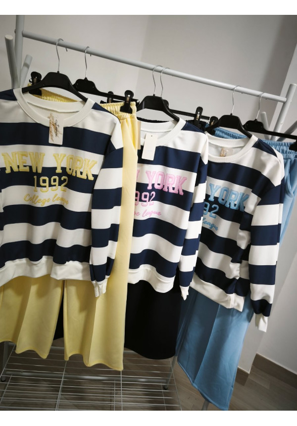 Sudadera rayas new york