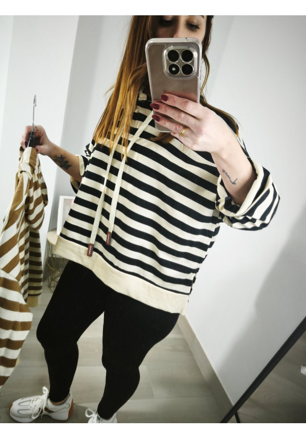 Sudadera rayas
