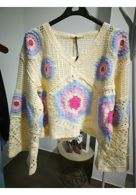 Blusa crochet