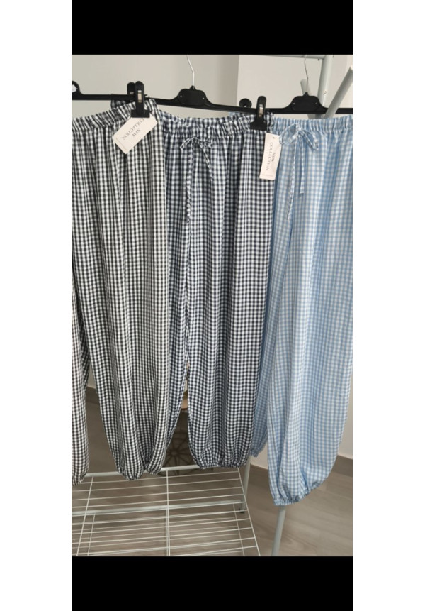 Pantalón bombacho vichy