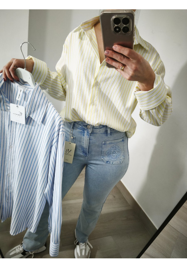 Camisa rayas bambula