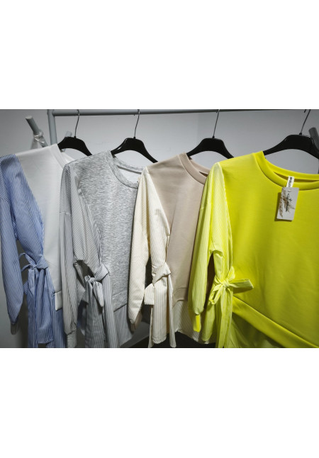 Sudadera mitad camisa 