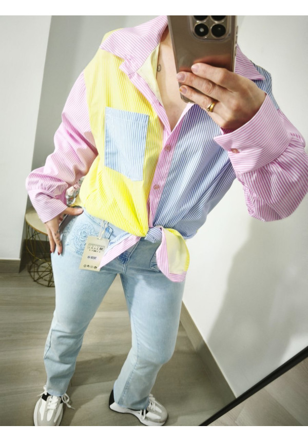 Maxi camisa colores pequeña