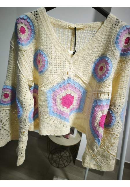 Blusa crochet