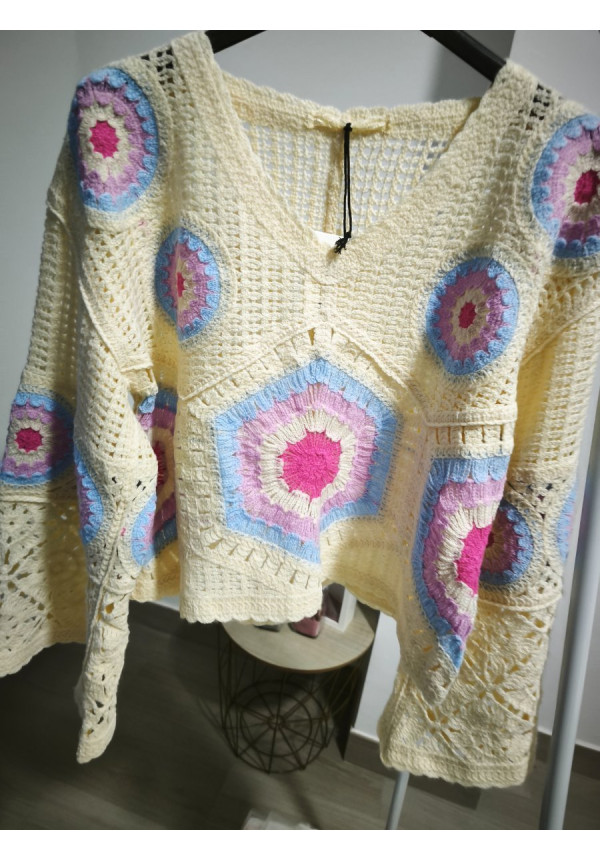 Blusa crochet