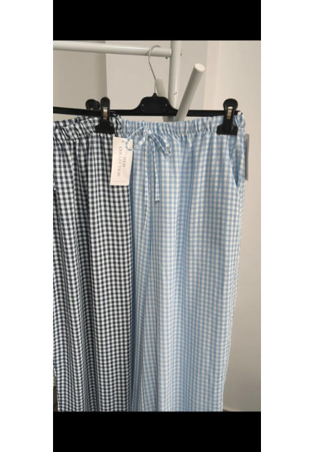 Pantalón bombacho vichy