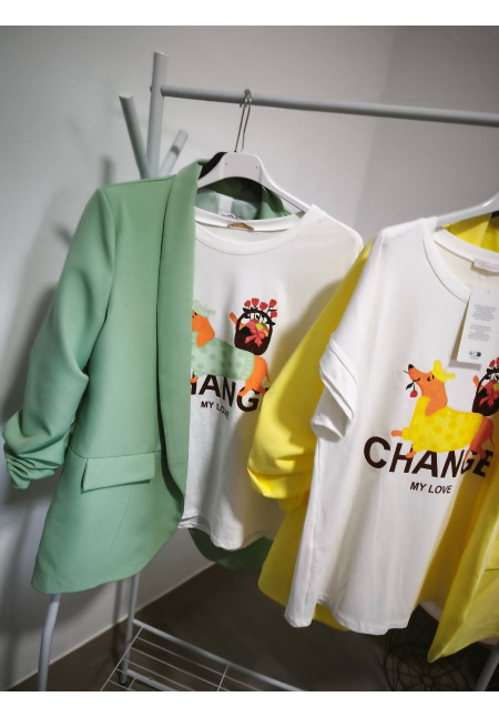 Camisetas perritos flores