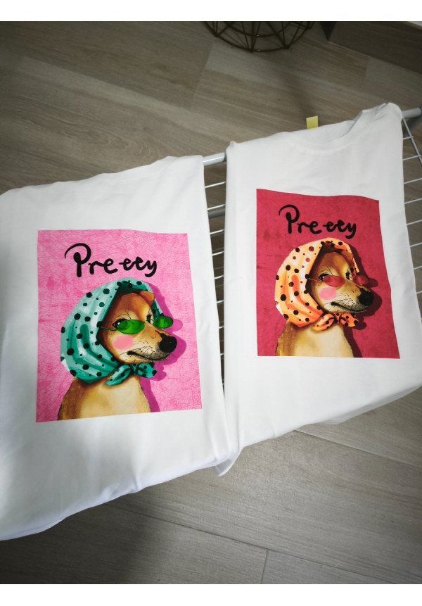 Camiseta perro gafas 