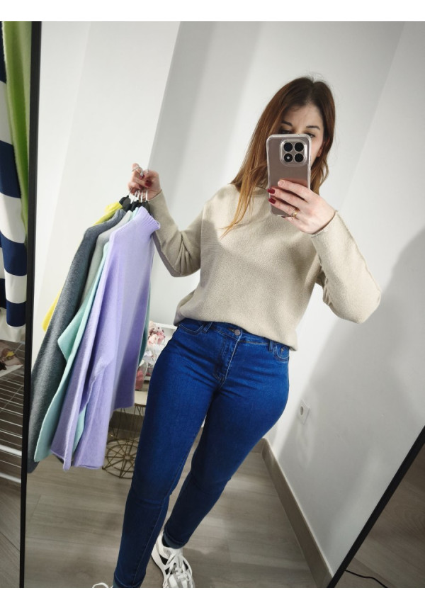 Vaquero skinny oscuro 