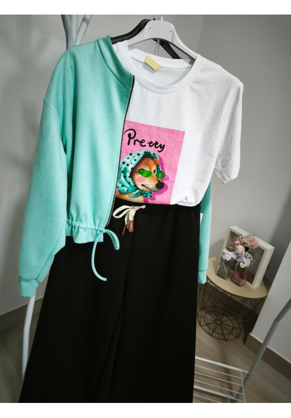 Camiseta perro gafas 