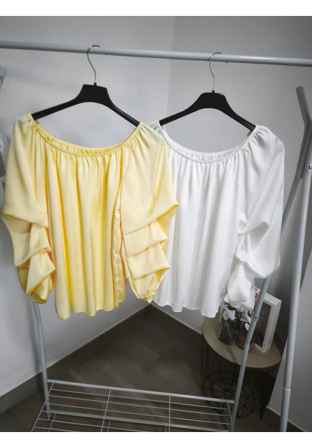 Blusa manga fruncida 