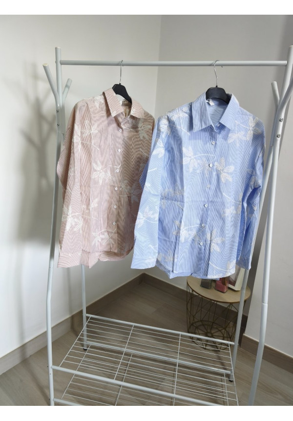 Camisa bordada rayas