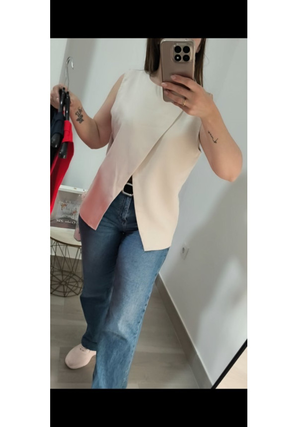 Blusa cruzada