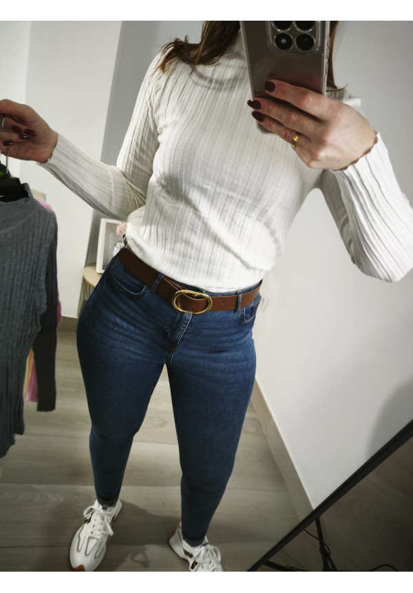 Jersey básico canalé