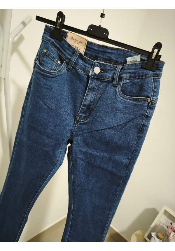 Vaquero skinny oscuro 