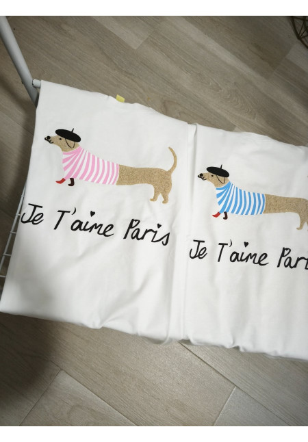 Camiseta perrito francés 