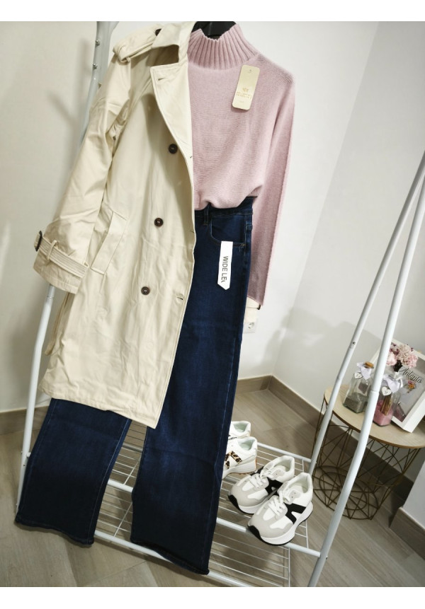 Gabardina forro beige