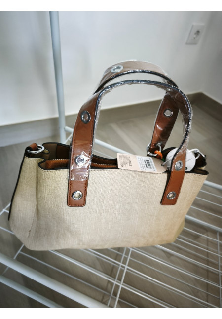 Bolso imitación lino