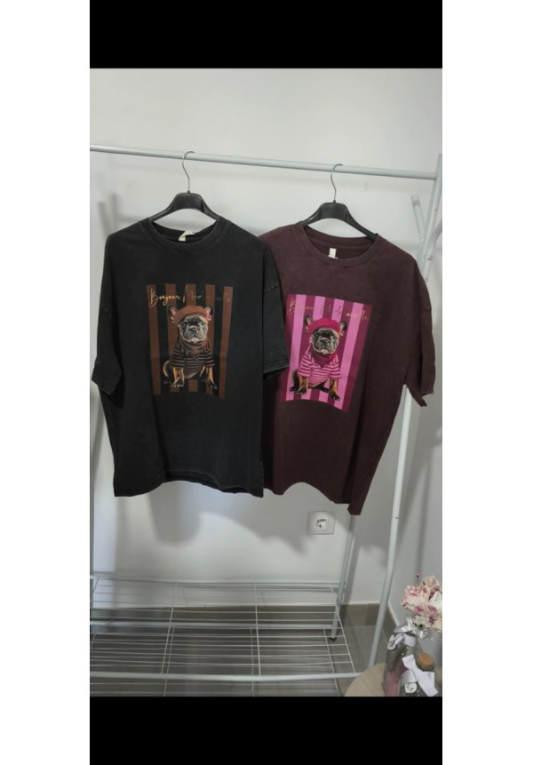 Camiseta a la piedra perro