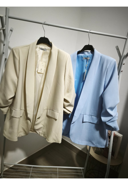 Blazer manga fruncida